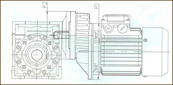 Размеры фланцев цилиндрической ступени PCRV